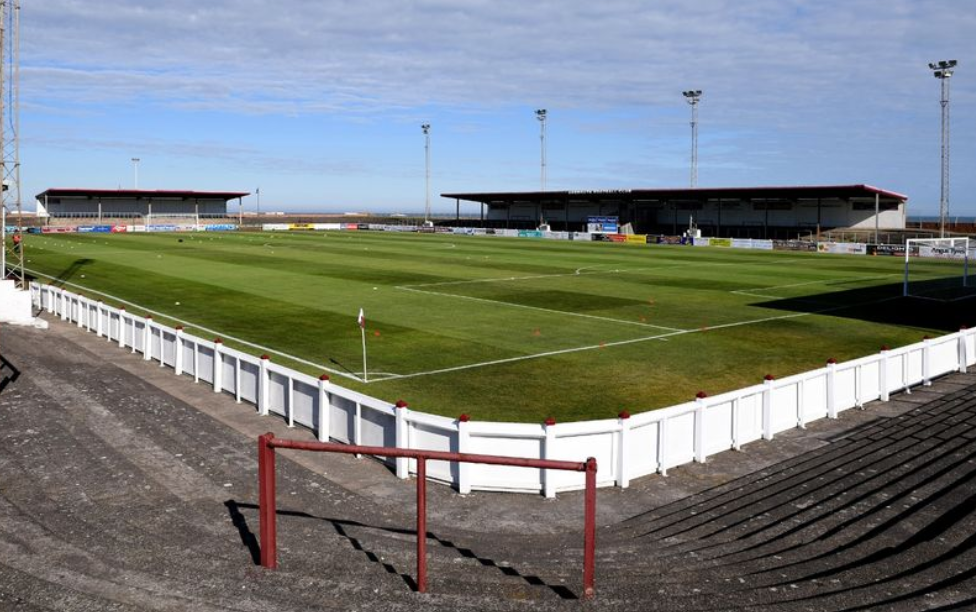 Stadium with terracing